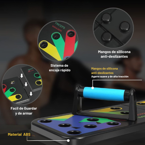 Kinnetic™ Sistema de Flexiones 9 en 1